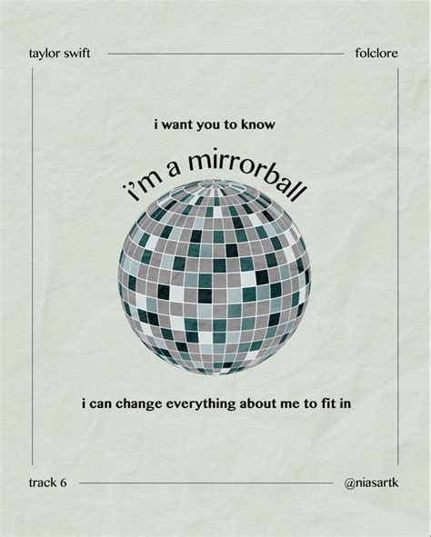 taylor swift mirrorball lyrics